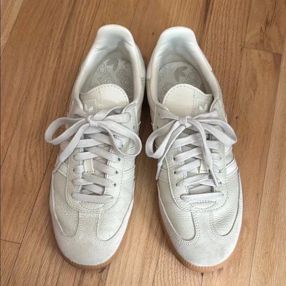 adidas | Shoes | Adidas Womens Cream Sneakers | Poshmark